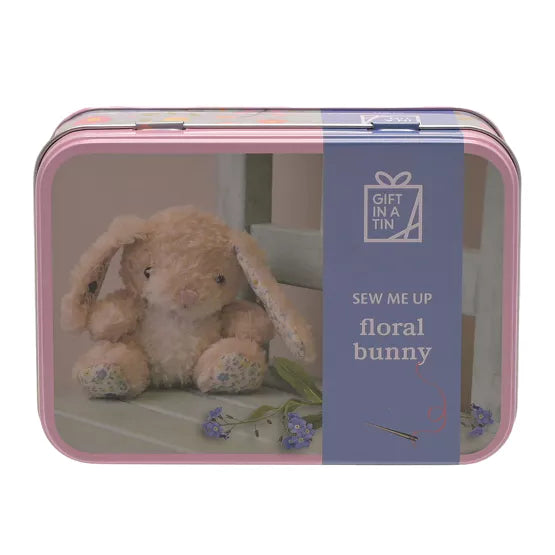 Floral Bunny - Gift in A Tin