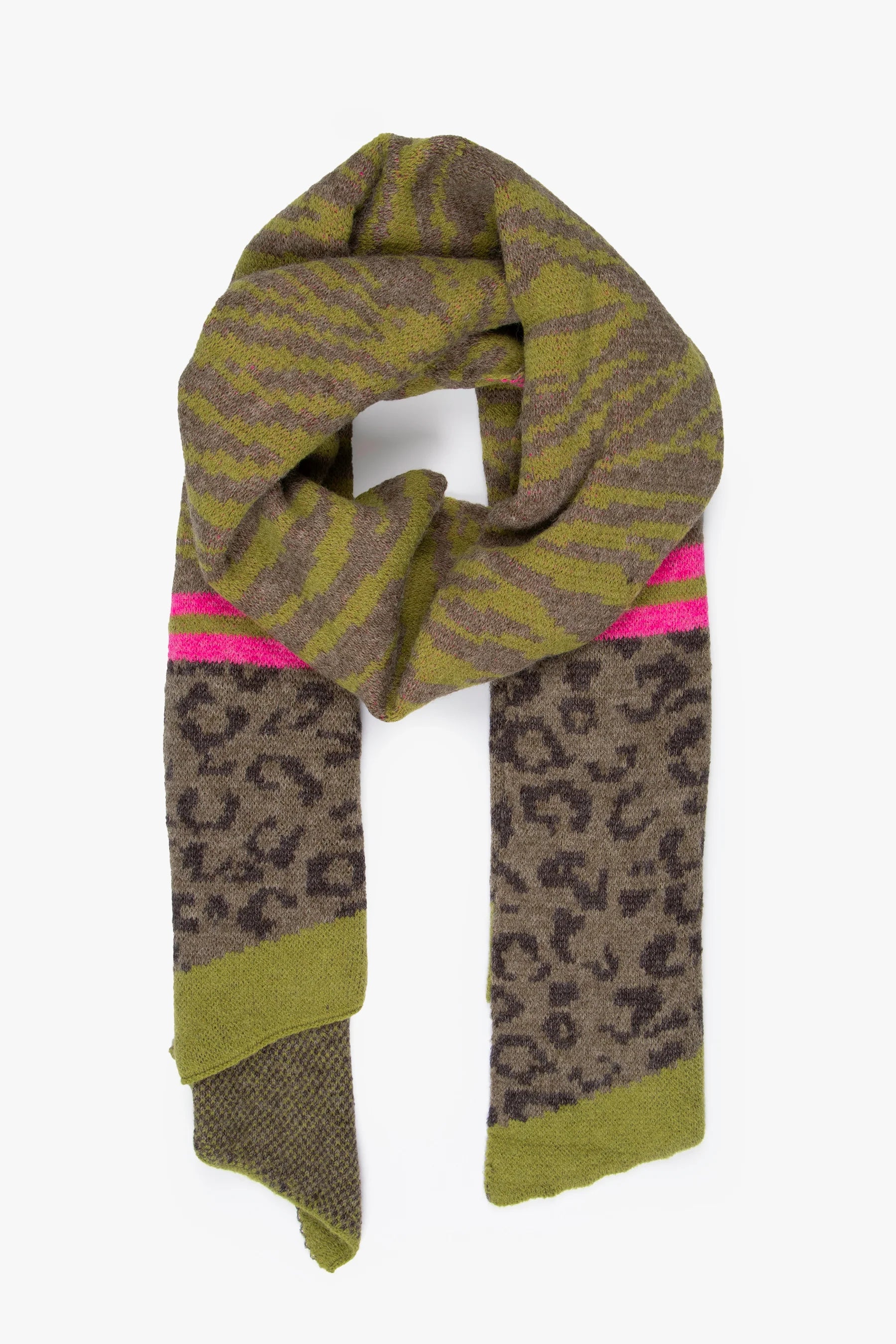 Tiger & Leopard Print Scarf