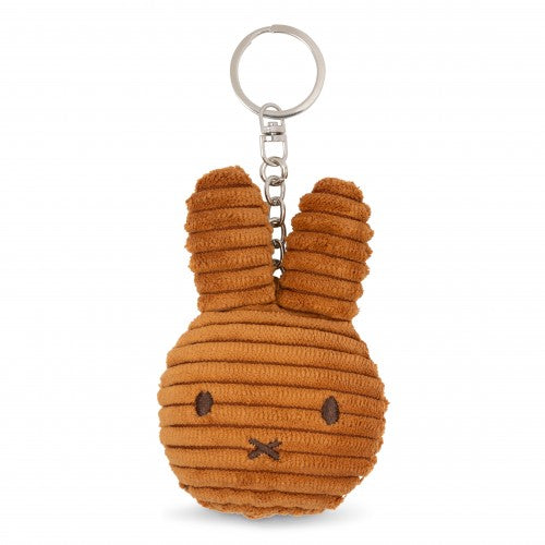 Miffy Flat Corduroy ECO Keyring Cinnamon