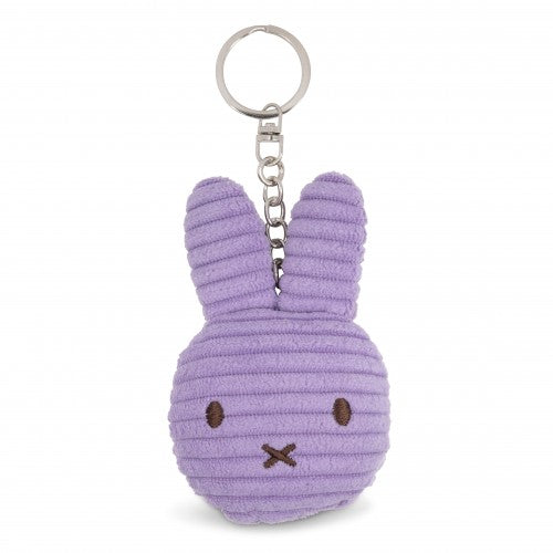 Miffy Flat Corduroy ECO Keyring Lilac