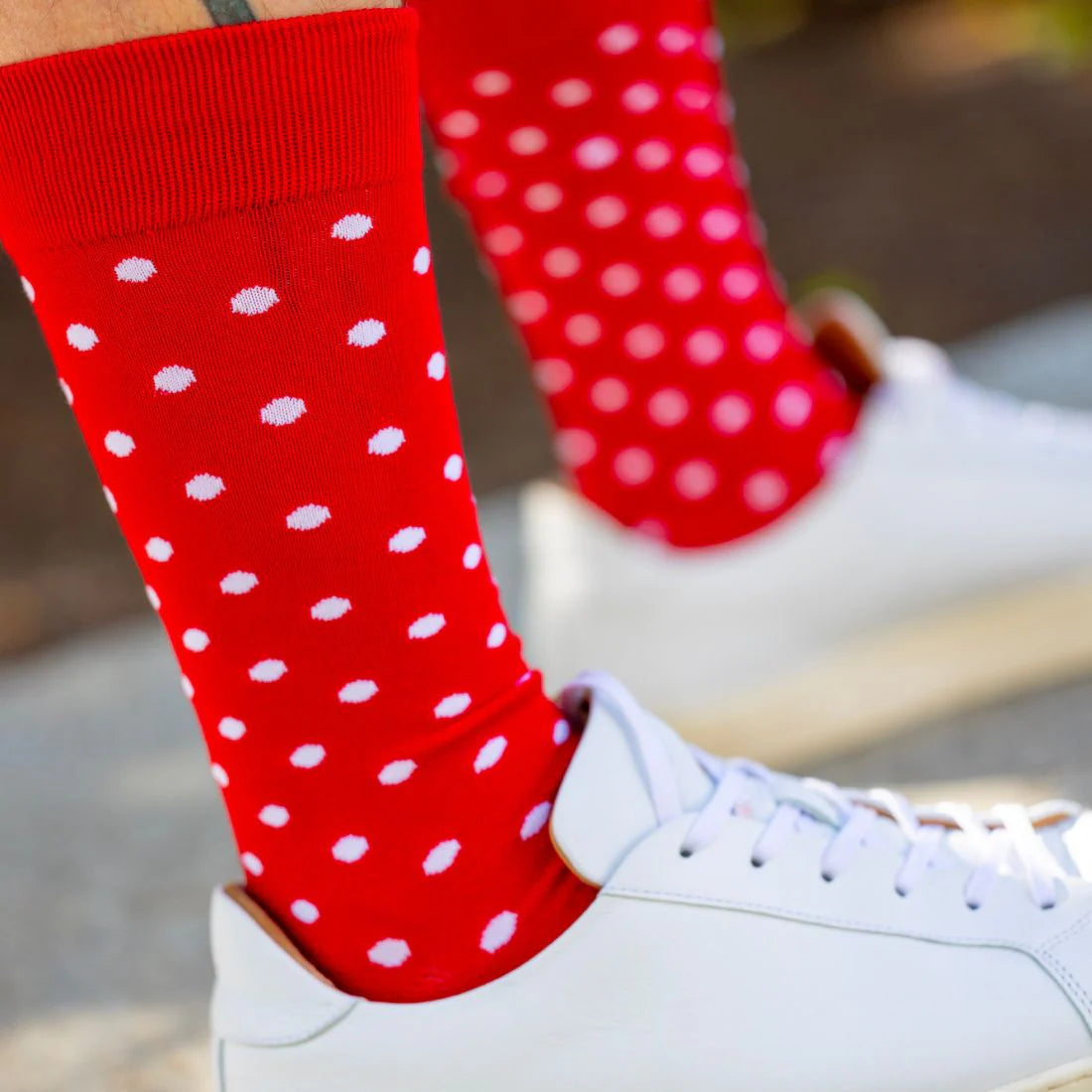 Red Dot Bamboo Men's Socks