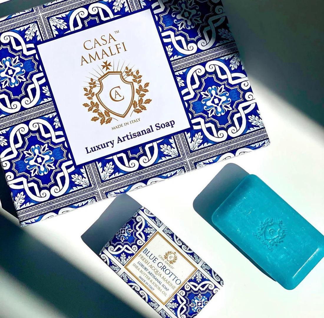 Casa Amalfi - Blue Maiolica 3 Soap Set