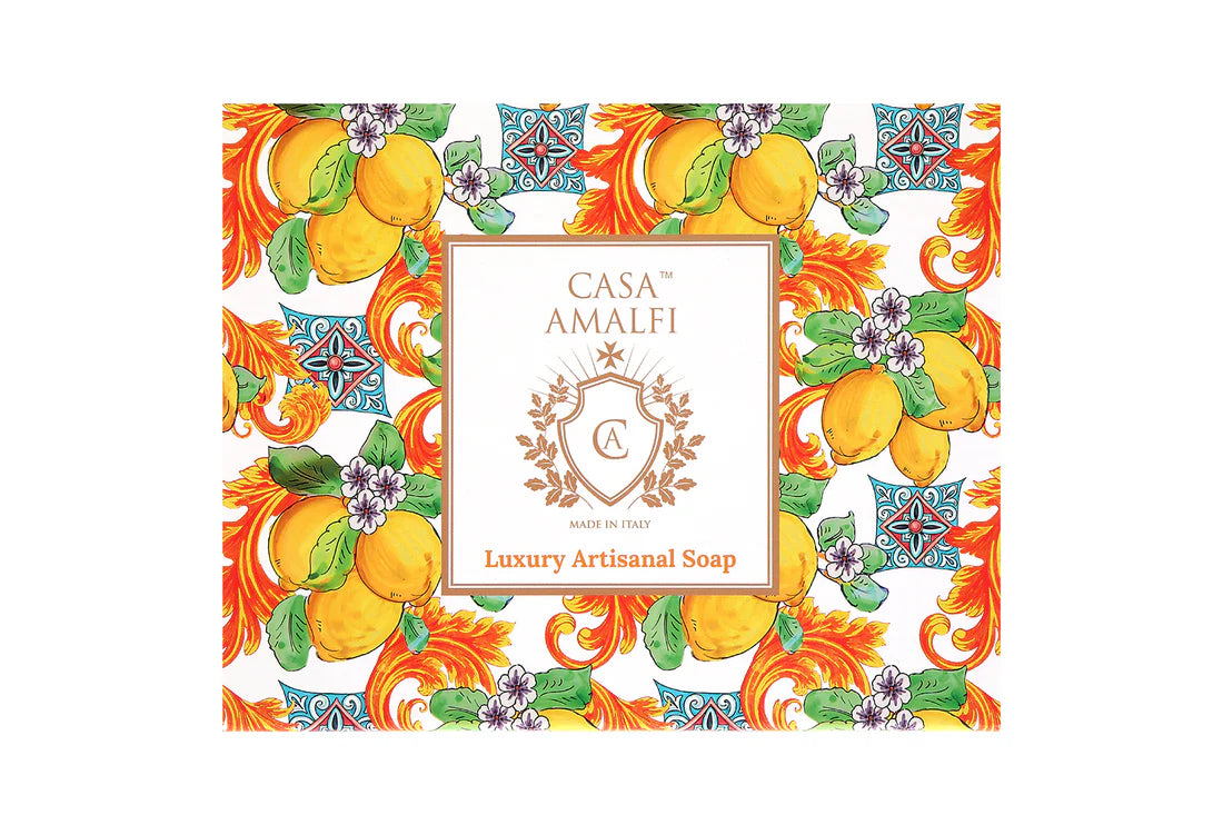 Casa Amalfi - Lemon Maiolica 3 Soap Set