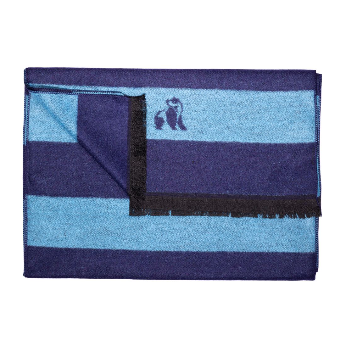 Swole Panda - Sky Blue Stripe Bamboo Scarf