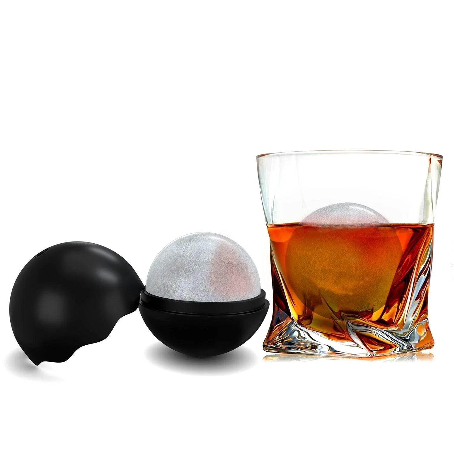 Ice Sphere Moulds (Set of 4) - Black