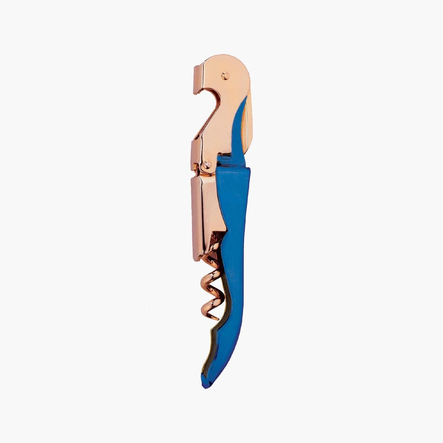 Waiters Friend Corkscrew  - Rose Gold & Blue