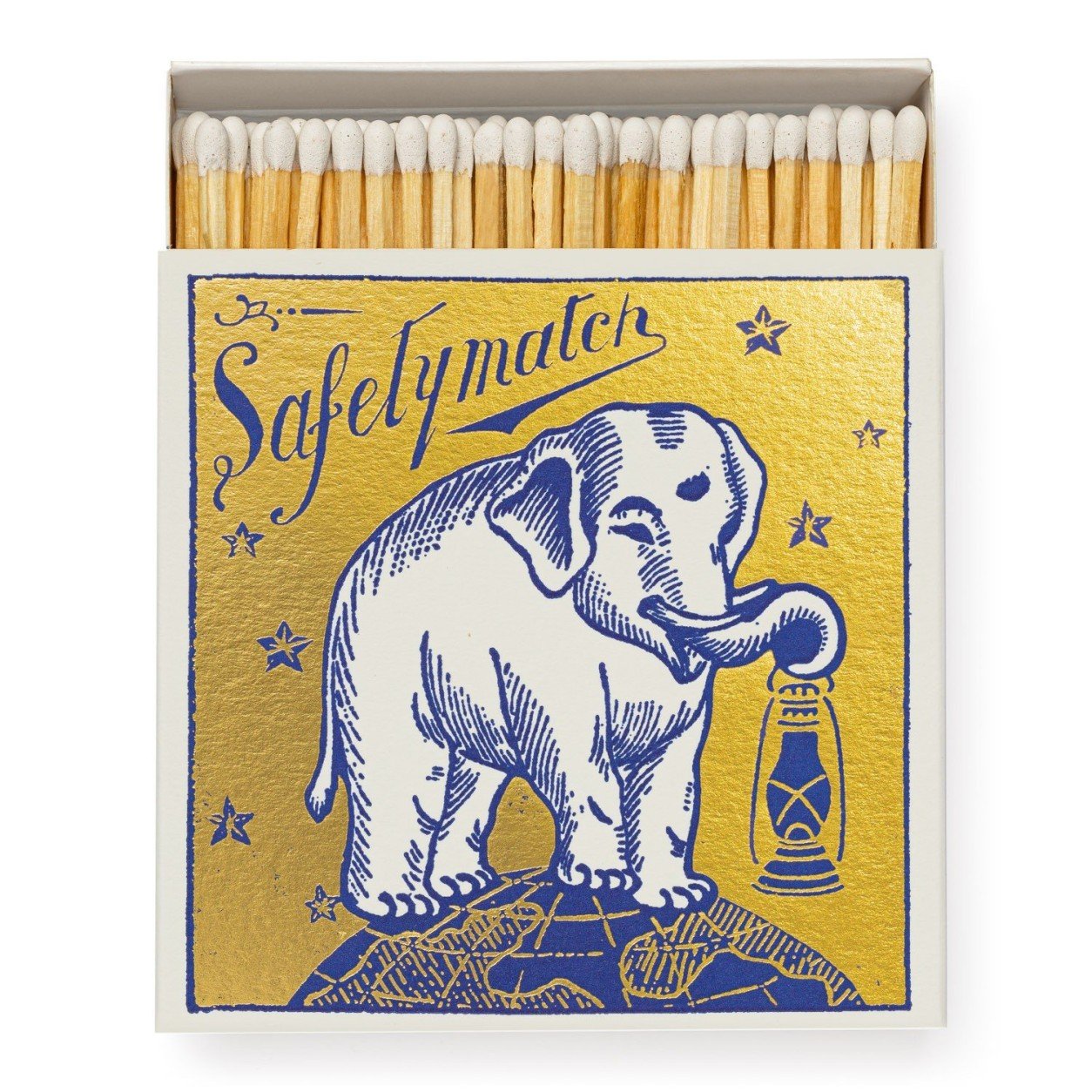 Gold Elephant - Match Box