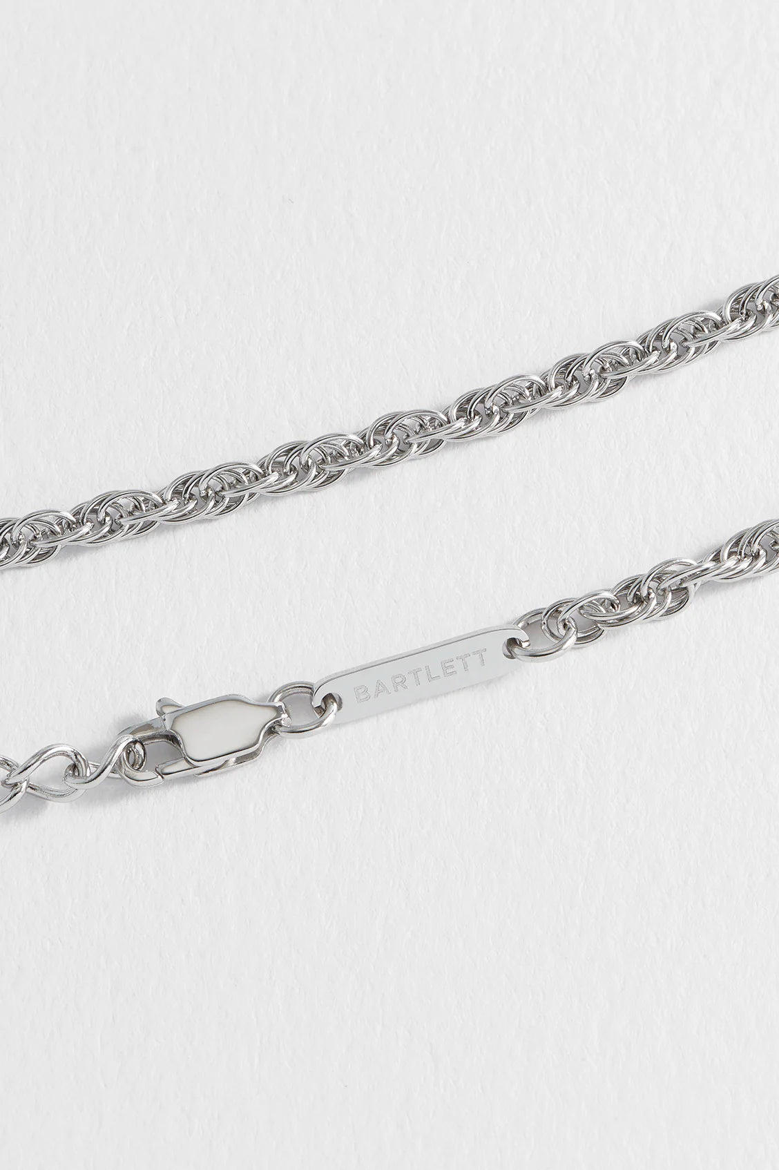 Men's - Rope Chain Bracelet - Steel Finish