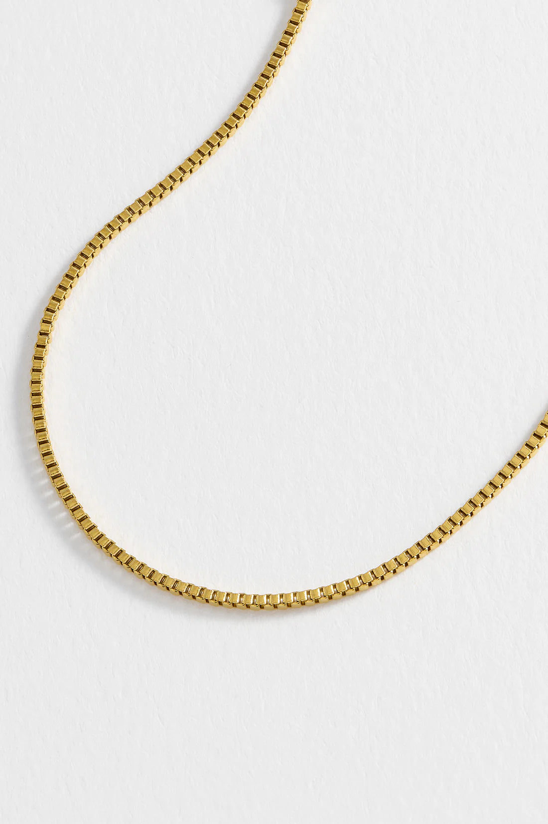 Men's - Box Chain Bracelet - Gold Finish