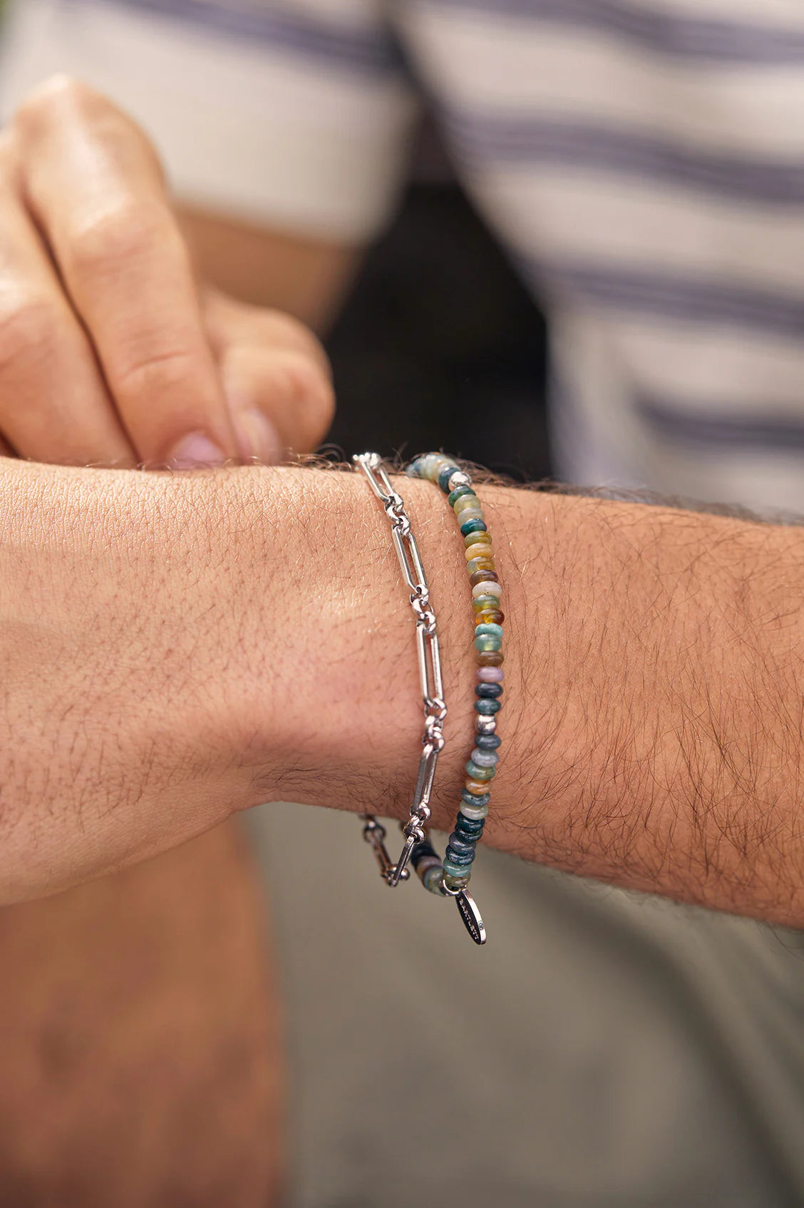 Men's - Multi Seed Beaded Bracelet