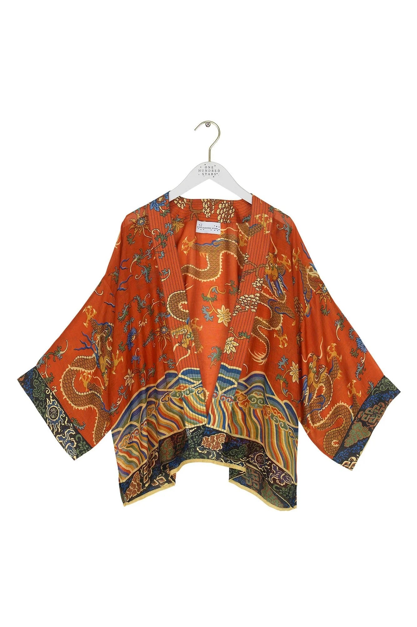 100 Stars Kimono - Dragon - Rust