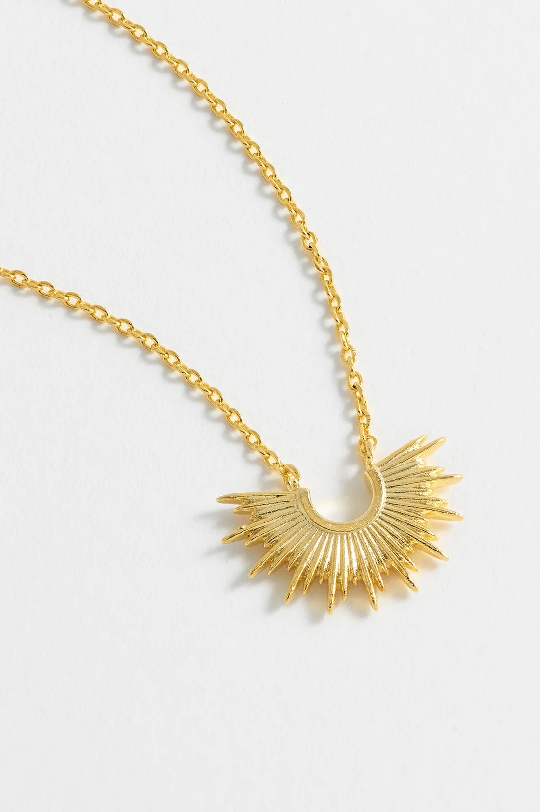 Estella Bartlett - Half Sunburst Necklace - Gold Plated