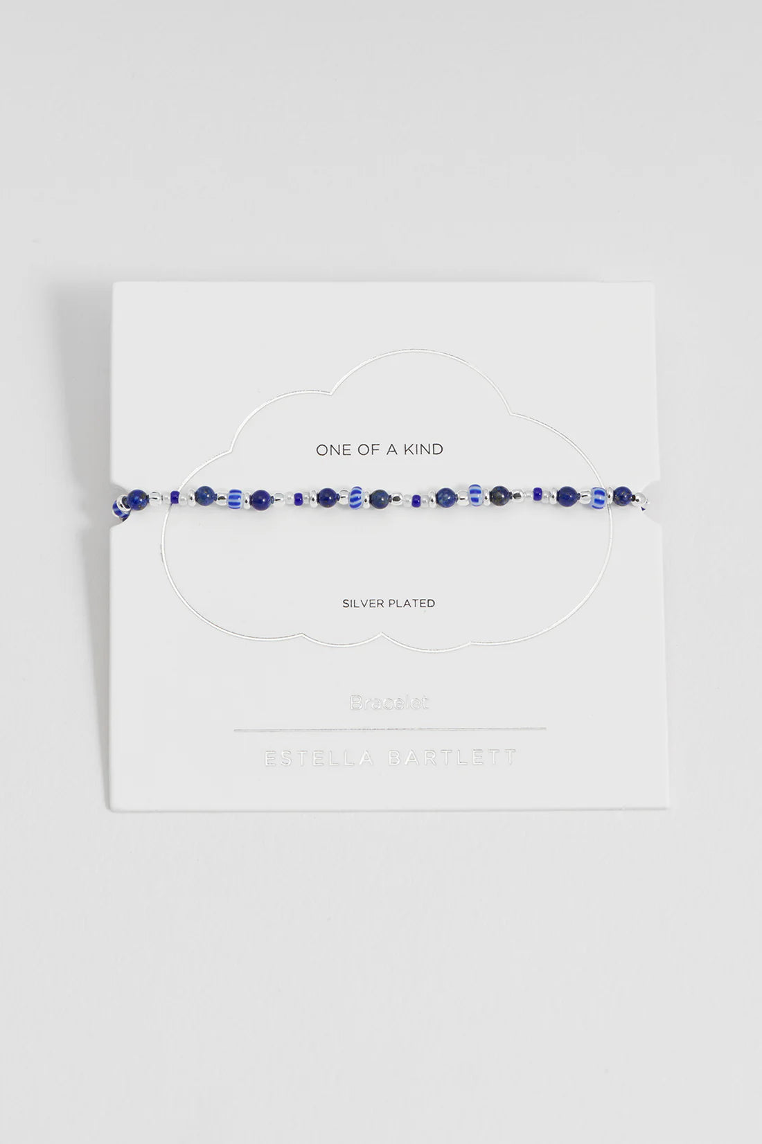 Estella Bartlett - Blue Mixed Glass Amelia Bracelet