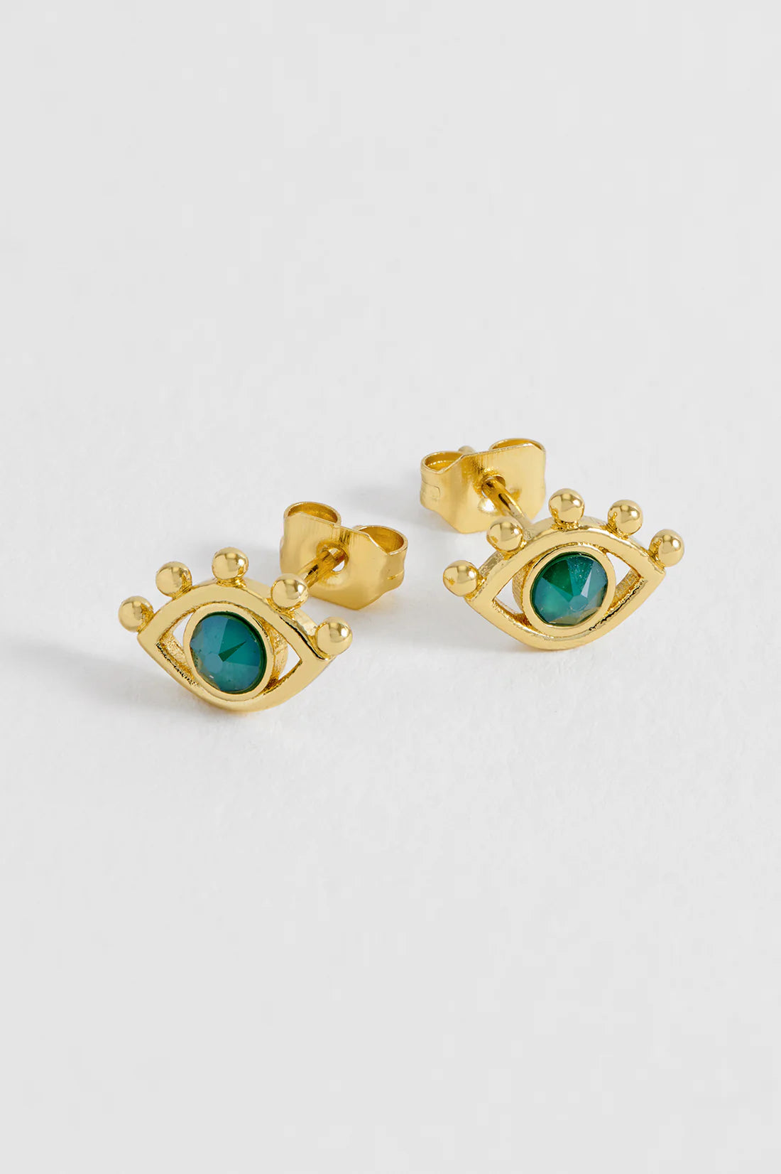 Green Evil Eye Studs - GP