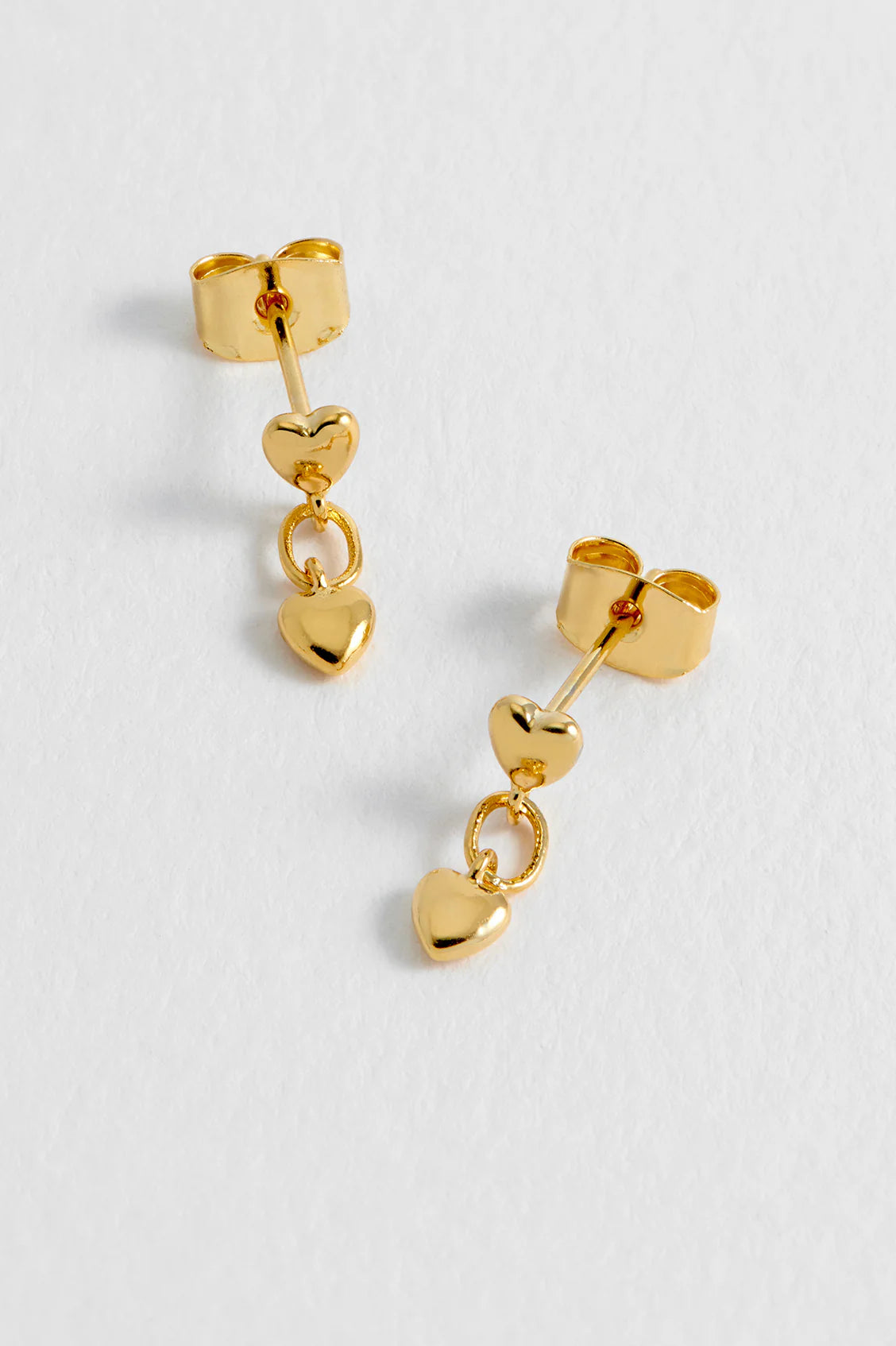 Estella Bartlett - Linked Heart Stud Earrings