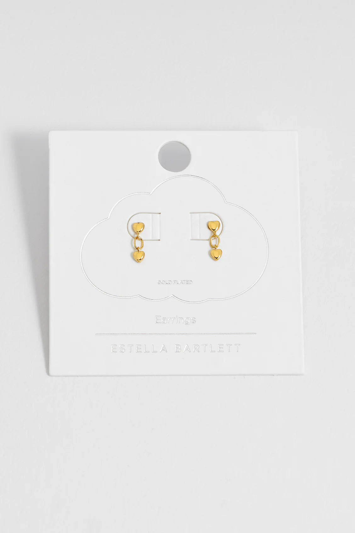 Estella Bartlett - Linked Heart Stud Earrings