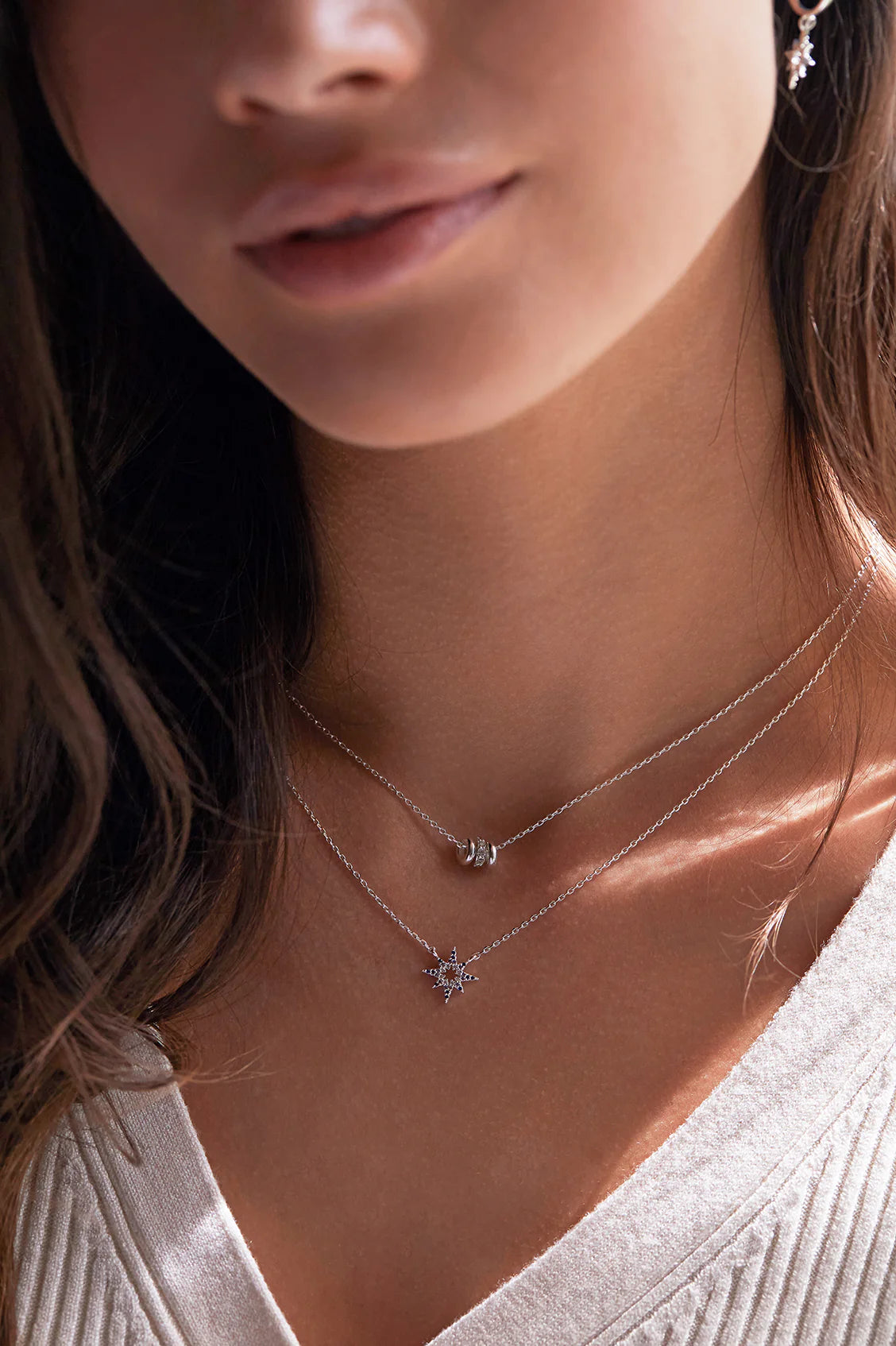 North Star Multi CZ Necklace