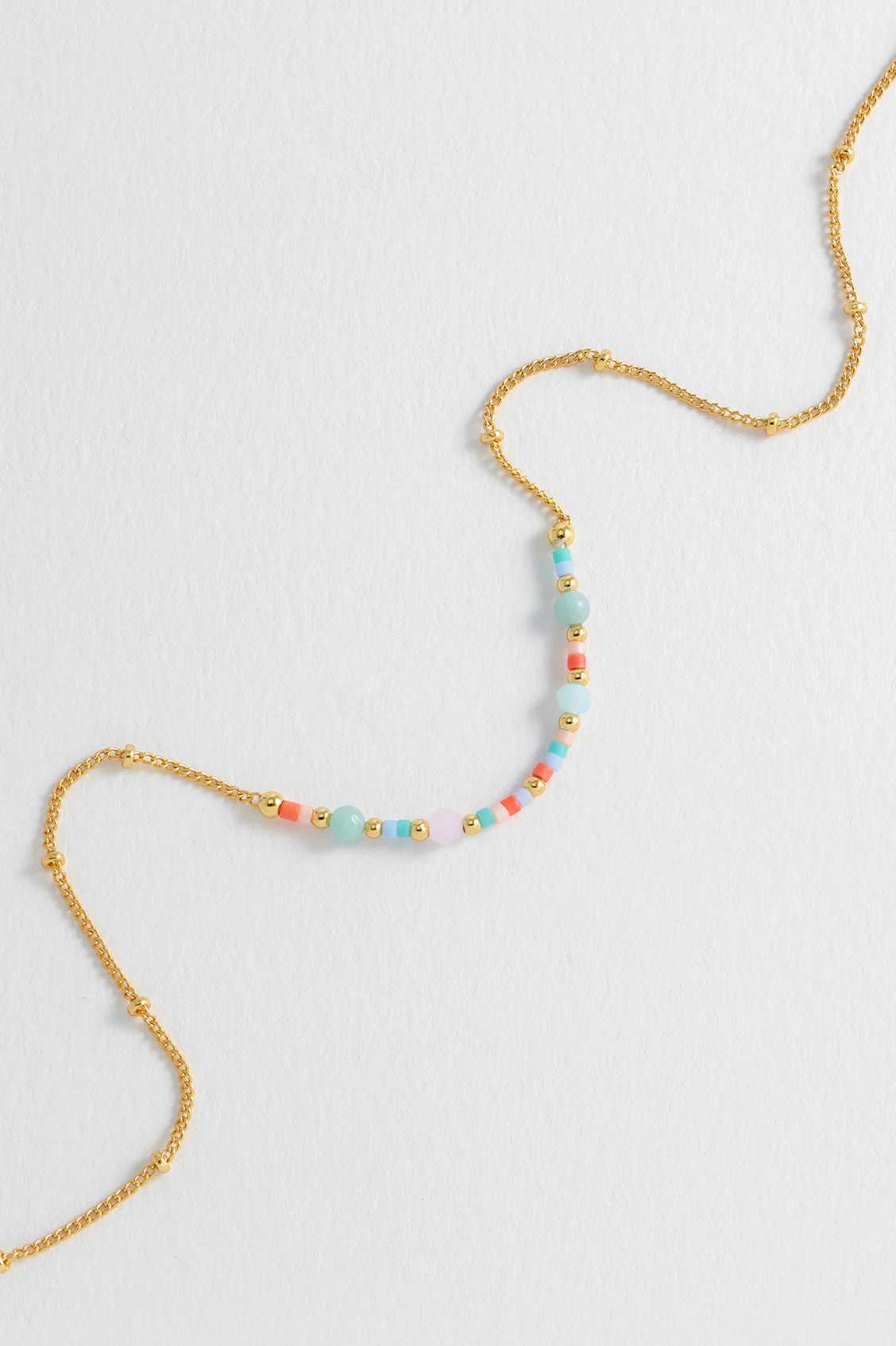 Estella Bartlett - Mini Mixed Beaded Chain Necklace