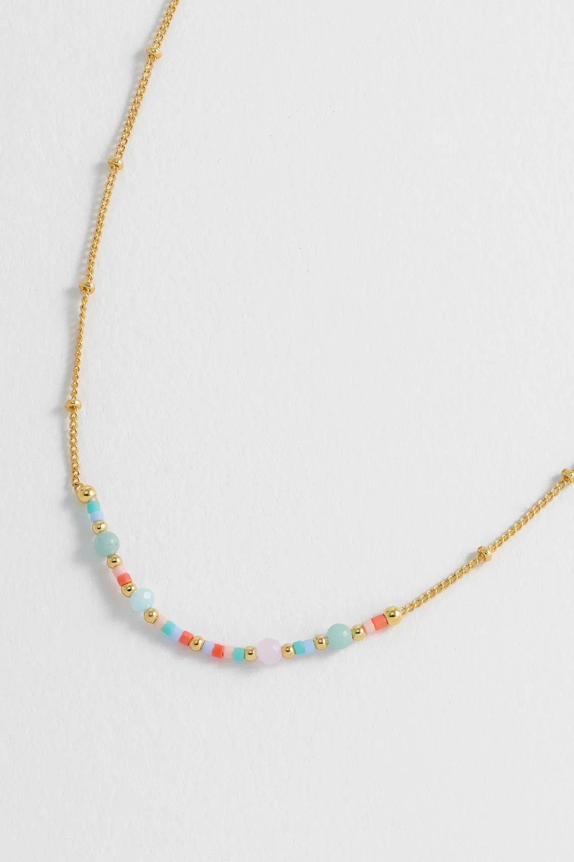 Estella Bartlett - Mini Mixed Beaded Chain Necklace