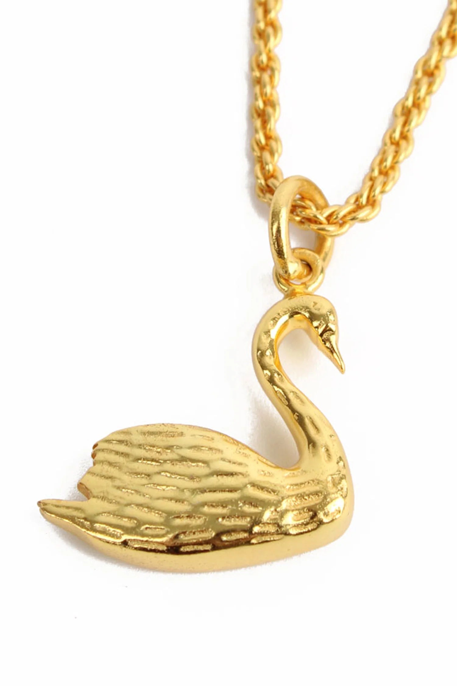 Swan Charm Necklace