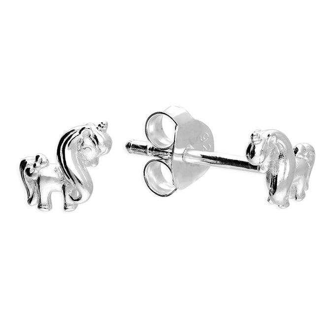 Kids Pony Stud Earrings