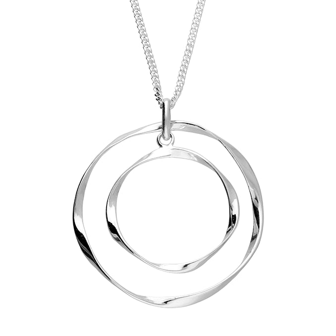 Double Circle Necklace