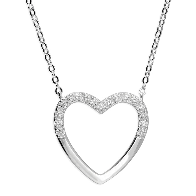 CZ Heart Necklace