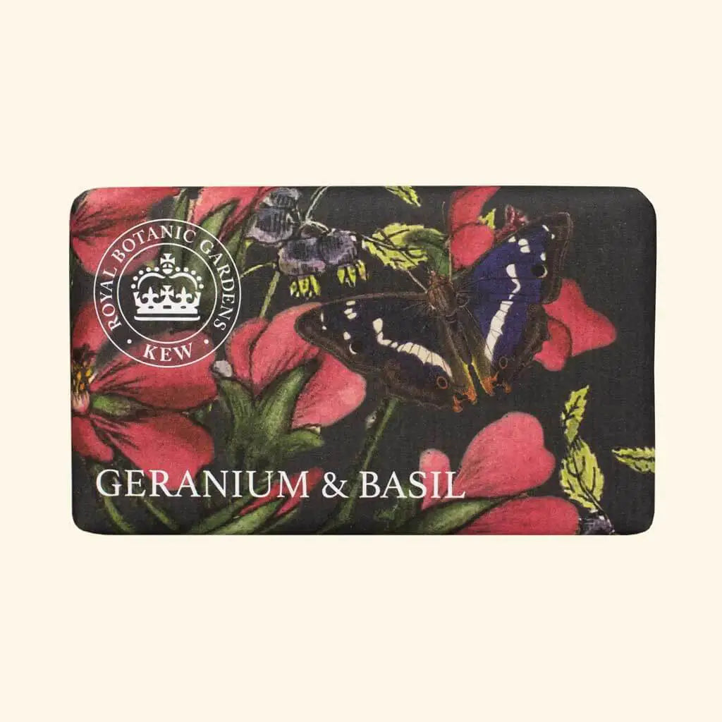 Kew Soap Geranium & Basil