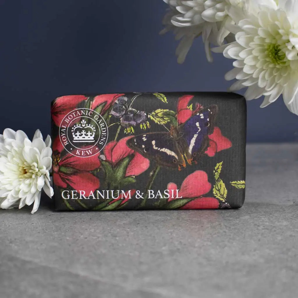 Kew Soap Geranium & Basil