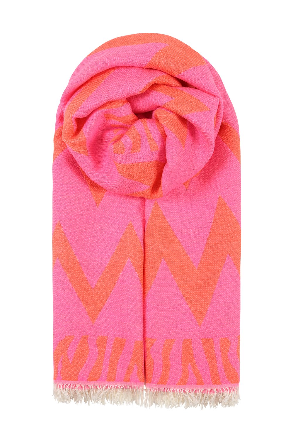 Pink Zig Zag Scarf