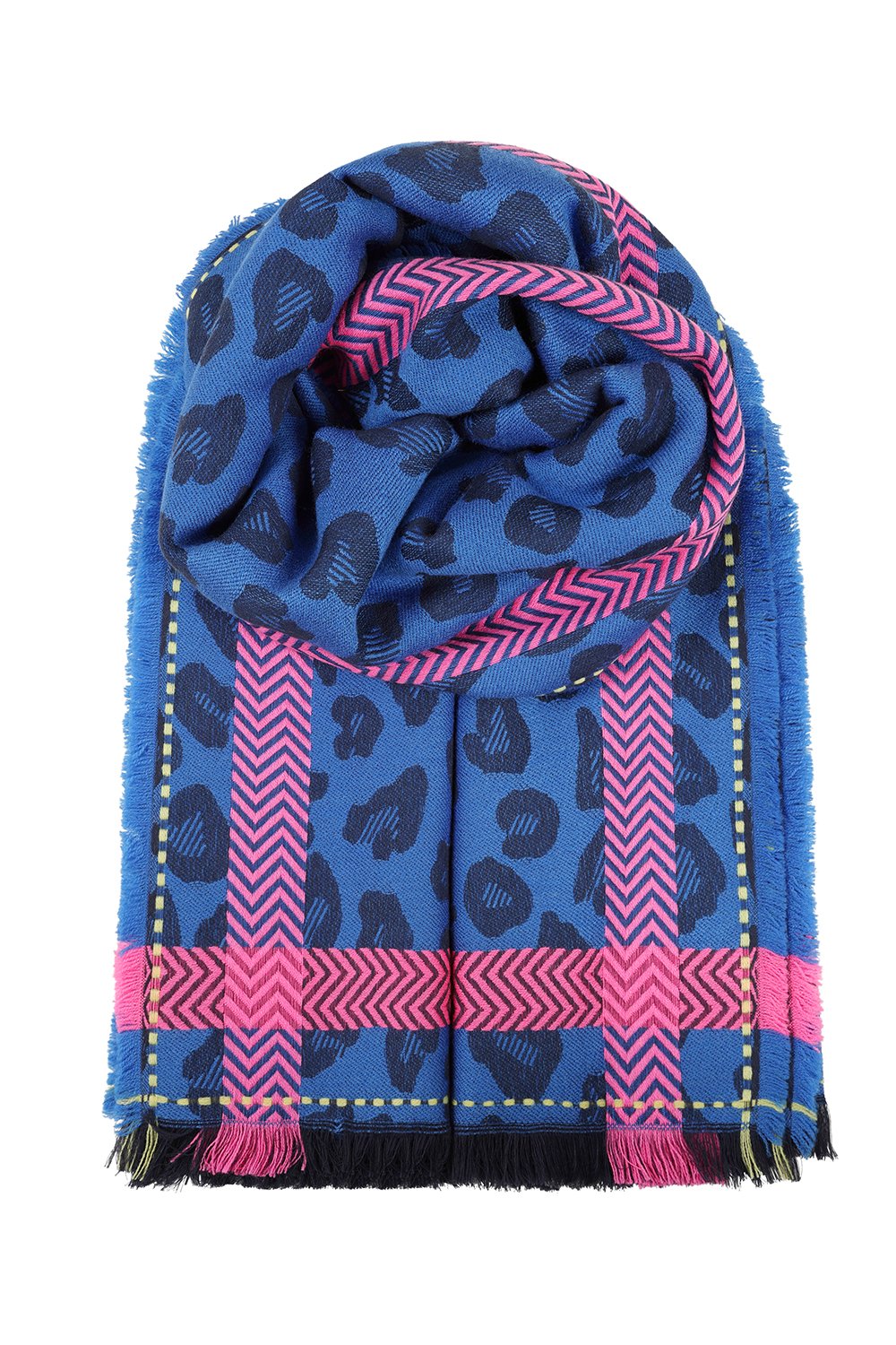 Blue Animal Scarf