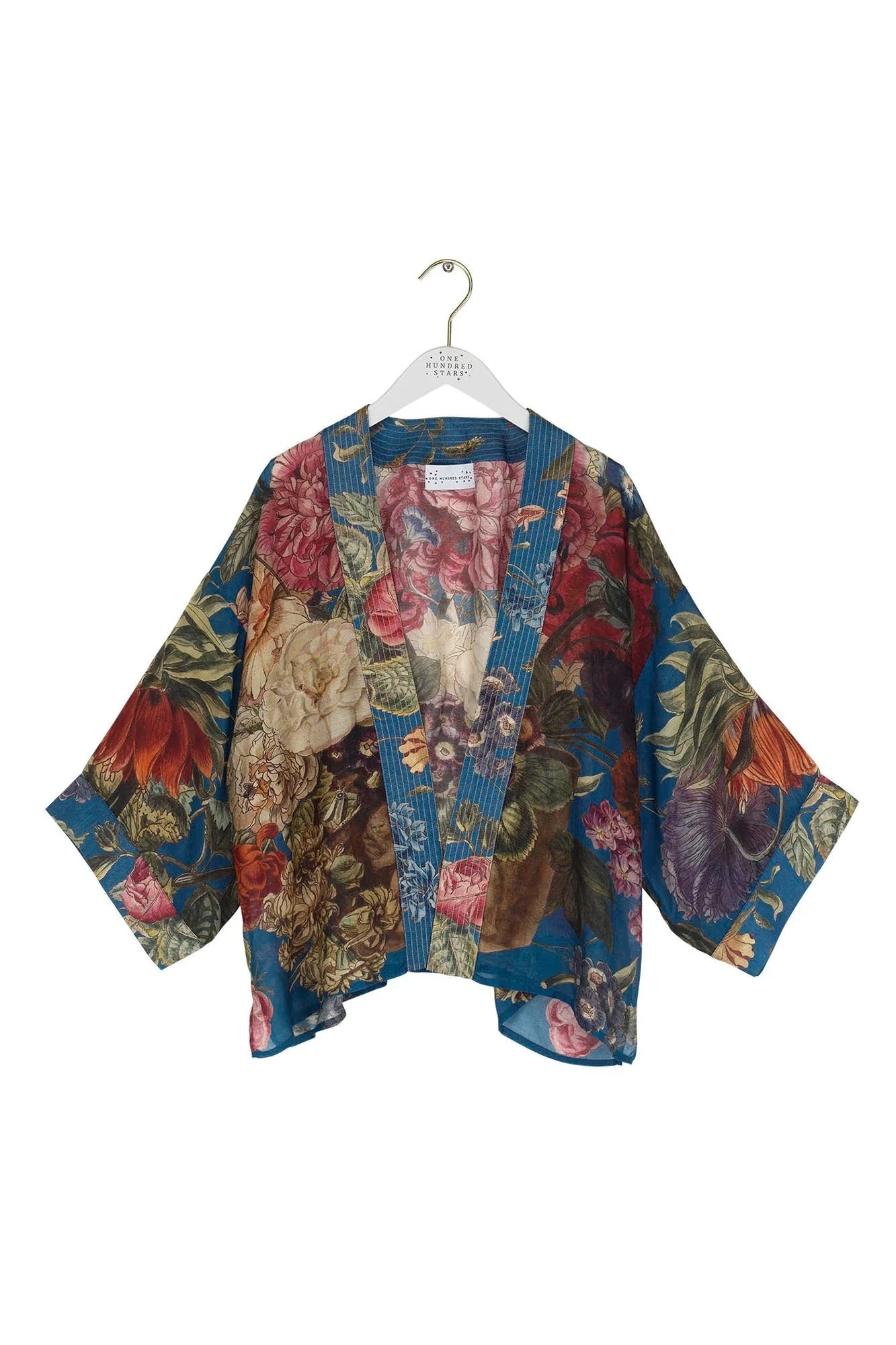 100 Stars Kimono - Primula Teal