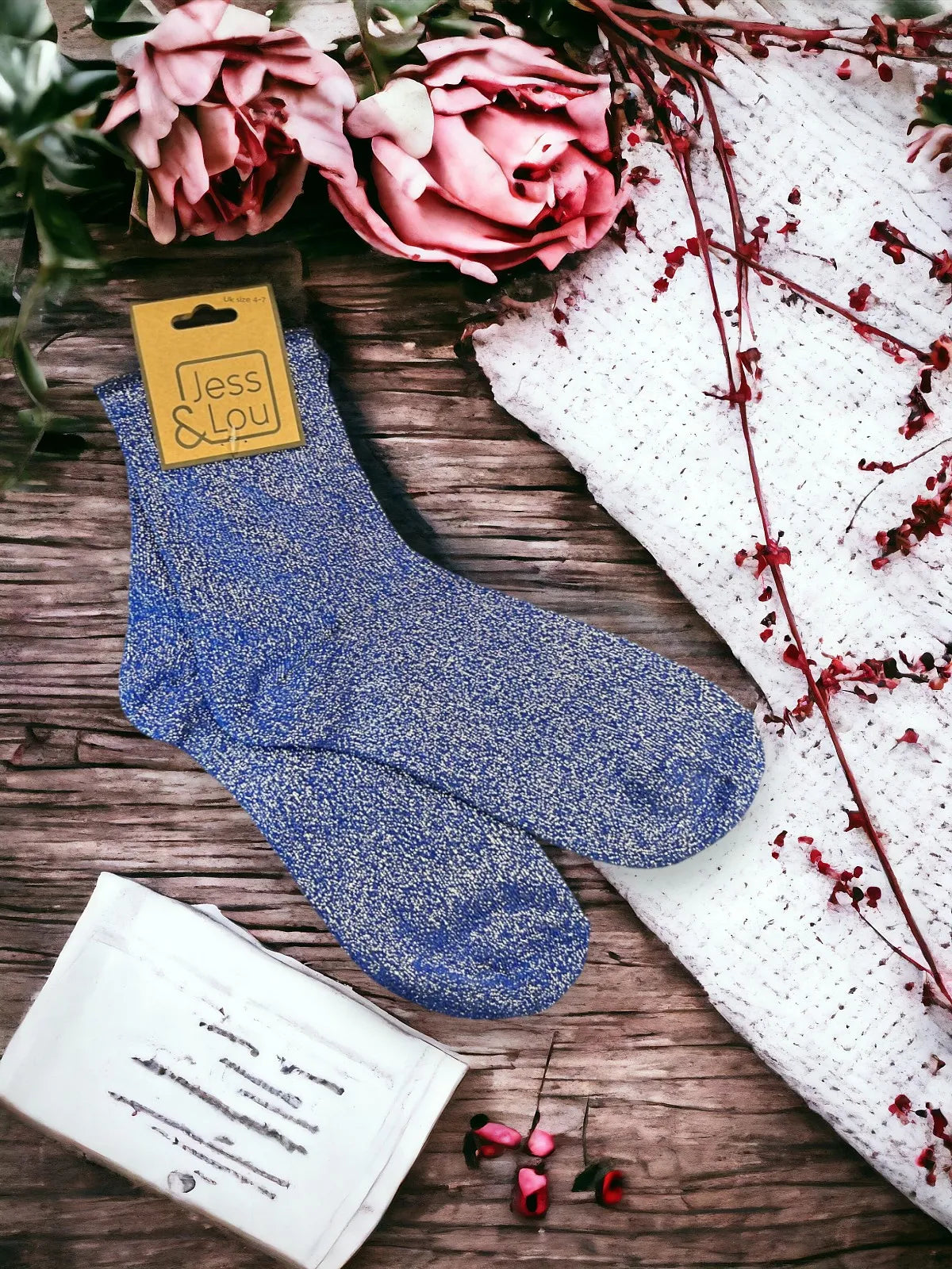 Sparkly Lurex Socks - Various Colours