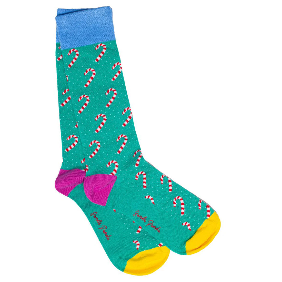 Candy Cane Bamboo Socks L