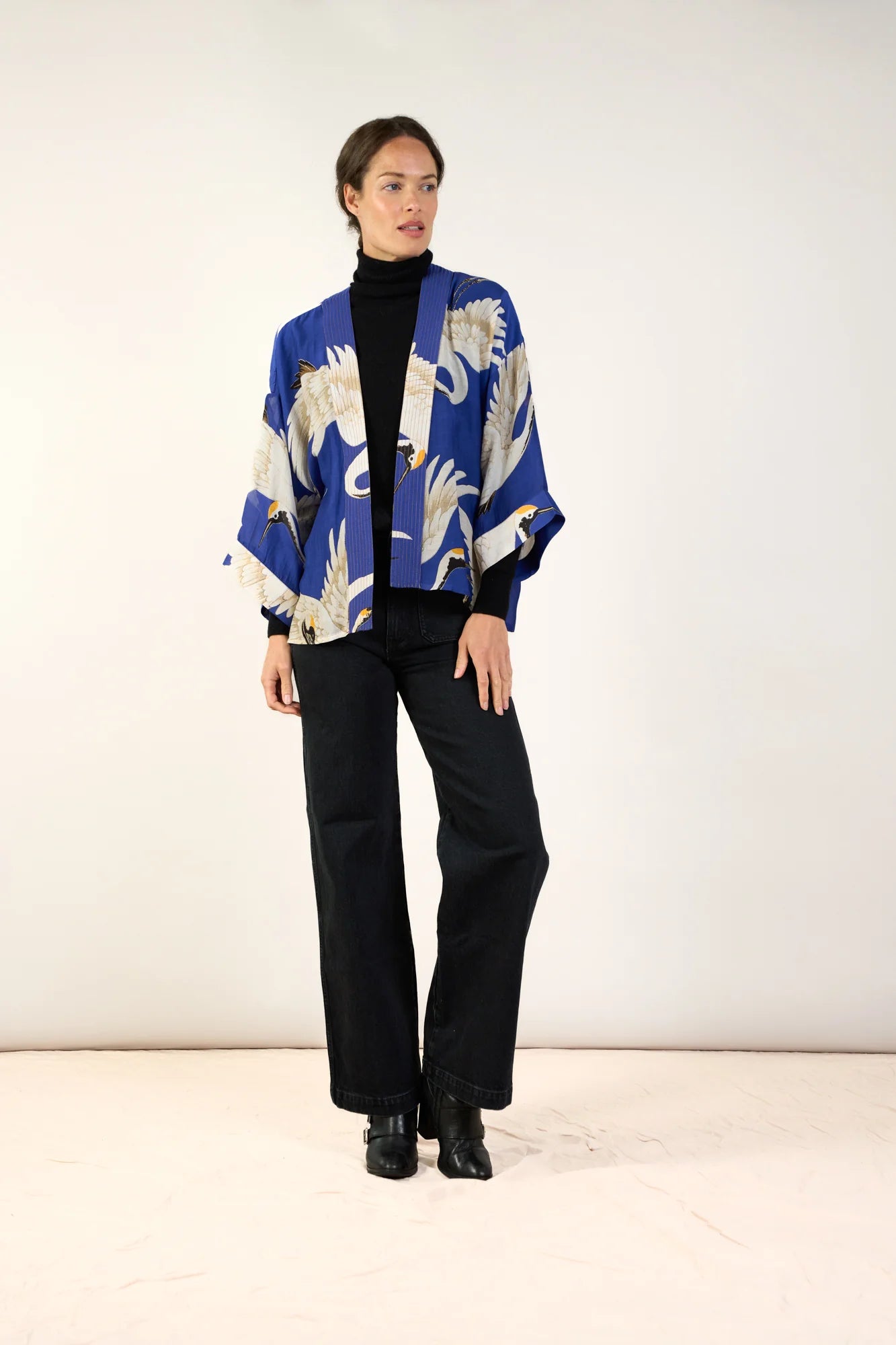 100 Stars Kimono - Stork Royal Blue