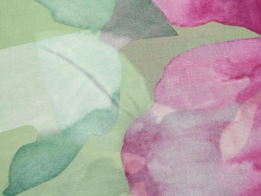 Water Colour Floral Print Scarf - Eco