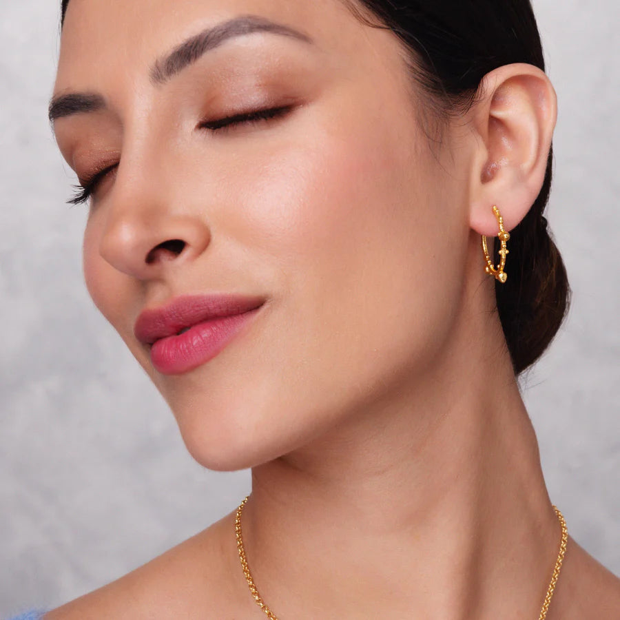 Ashiana - Allegra Gold Hoop Earrings