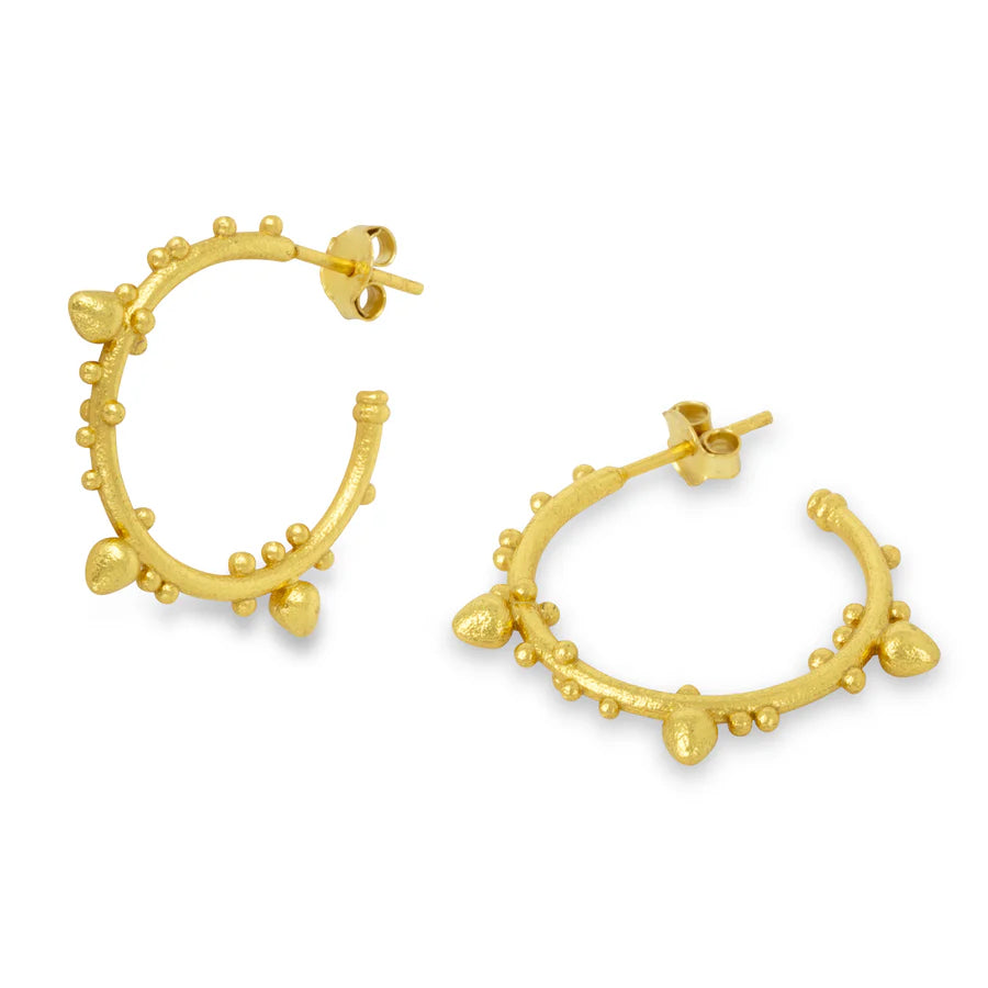 Ashiana - Allegra Gold Hoop Earrings