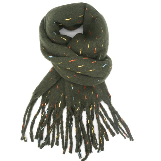 Multi Links Scarf - Olive