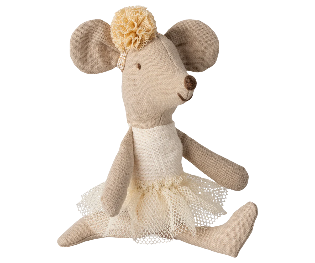 Ballerina Mouse Little Sister - Off White