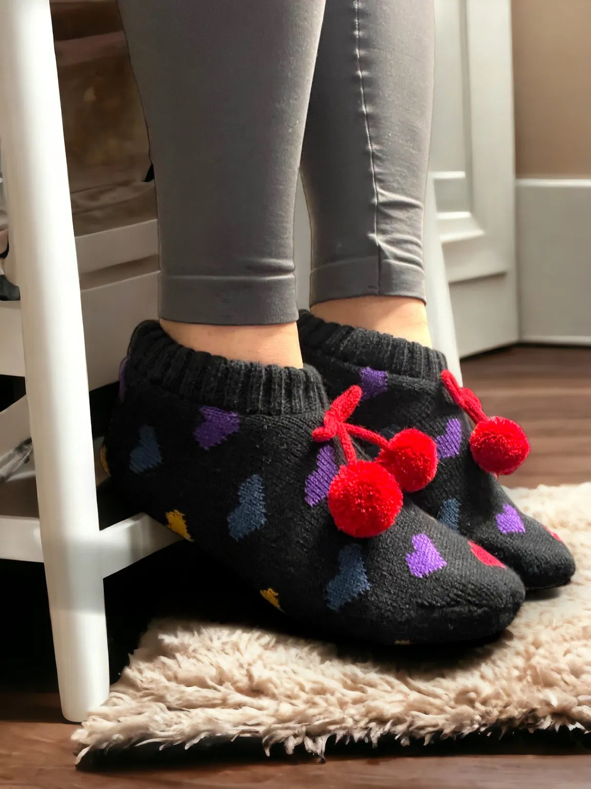 Cosy Slippers - Hearts