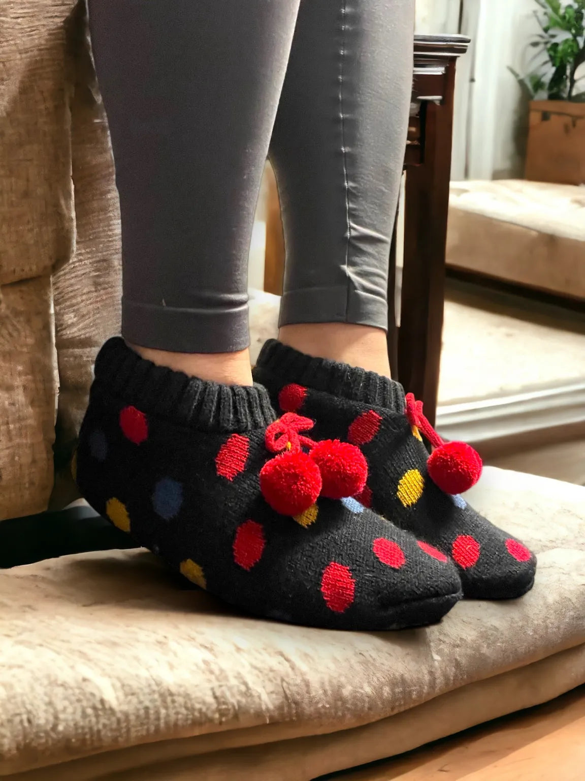 Cosy Slippers - Spots