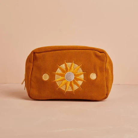 Cai & Jo - Corduroy Makeup Bag - Various Colours