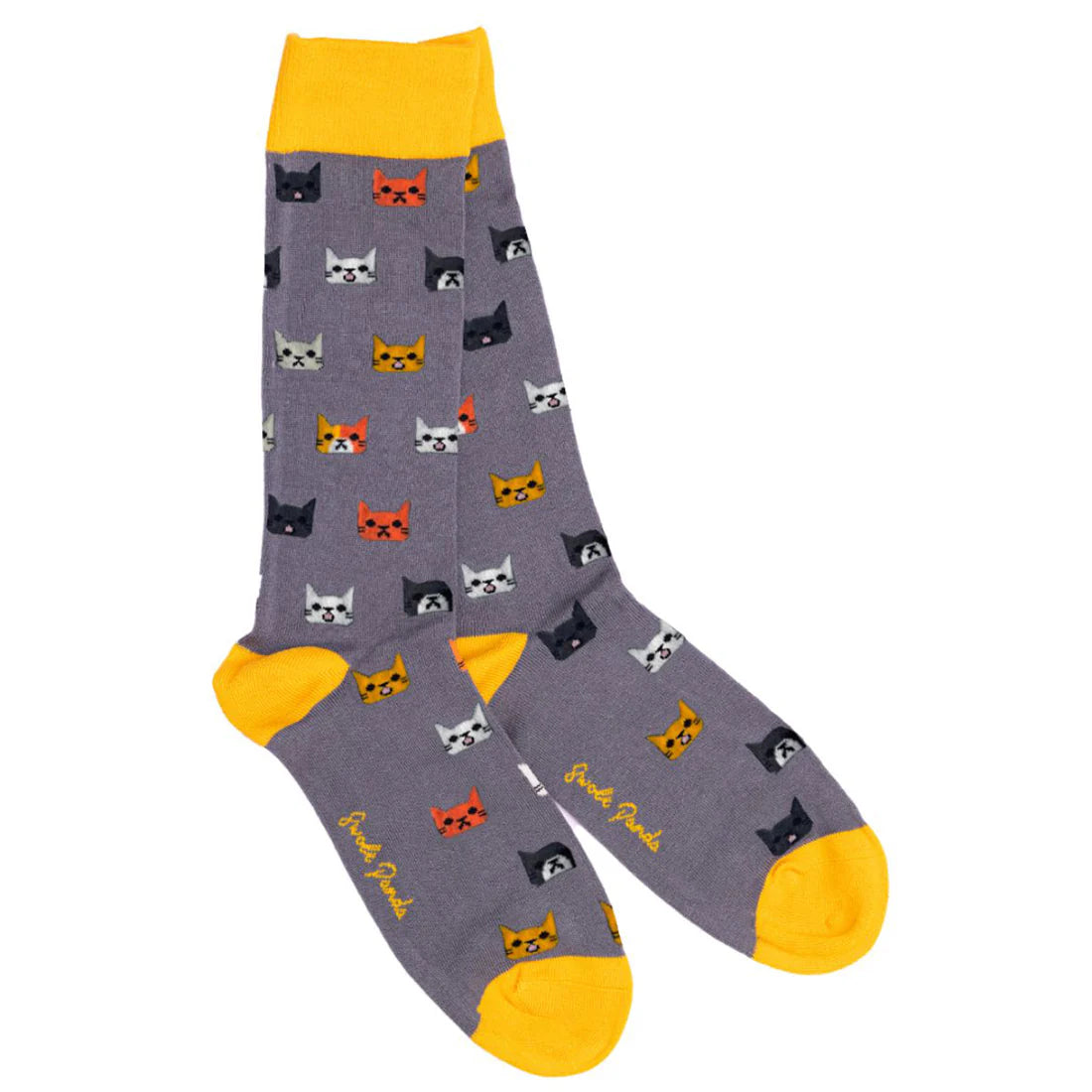 Cat Bamboo Socks L