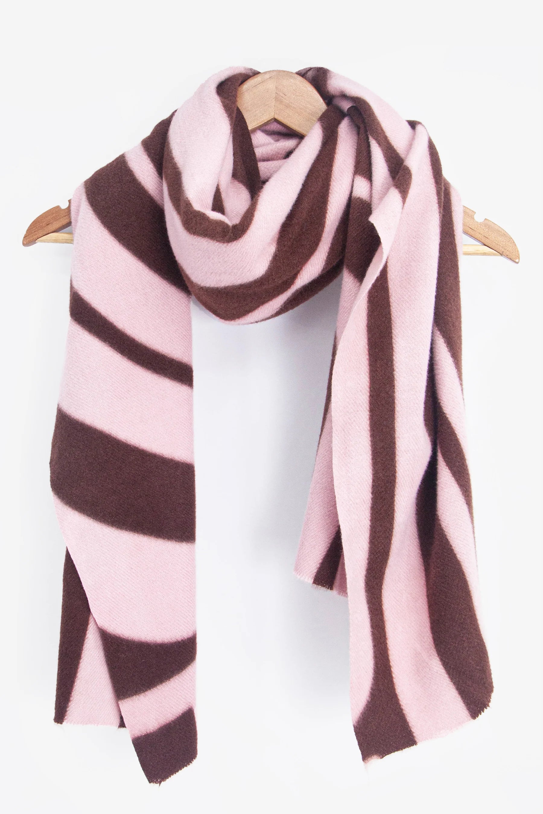 Pink Geometric Scarf