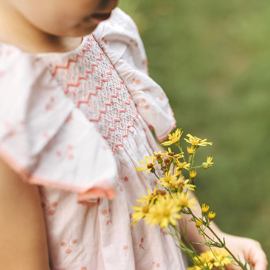 Albetta - Georgina Pink Print Dress 6-12M