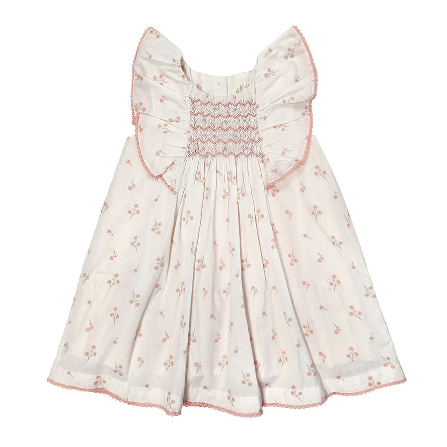 Albetta - Georgina Pink Print Dress 6-12M