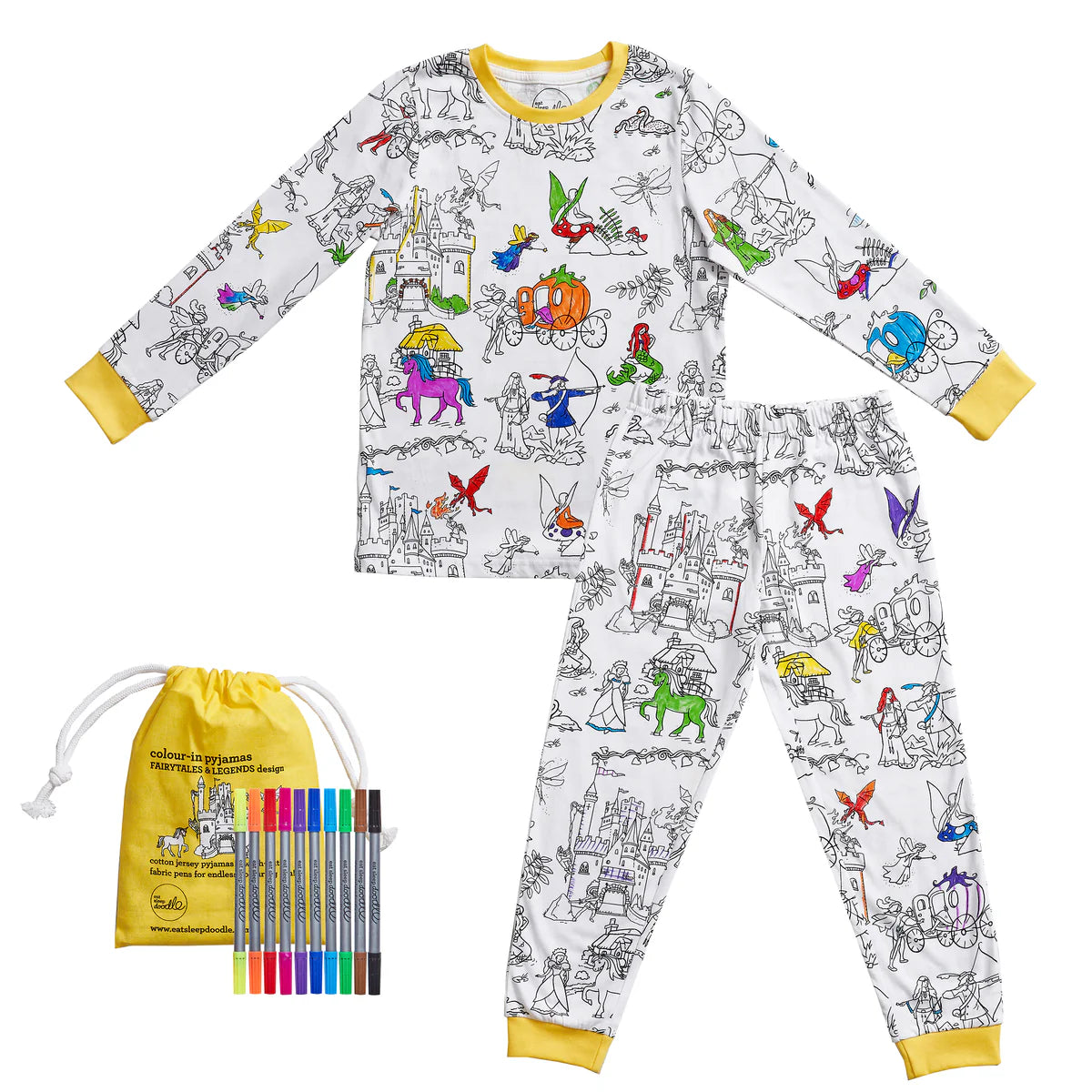 Eat Sleep Doodle - Fairytale PJs Age 4-5