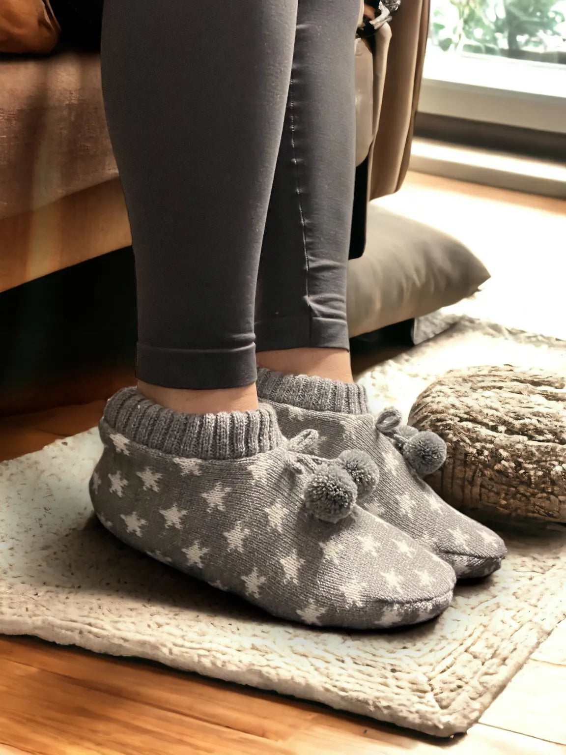 Cosy Slippers - Stars - Various Colours