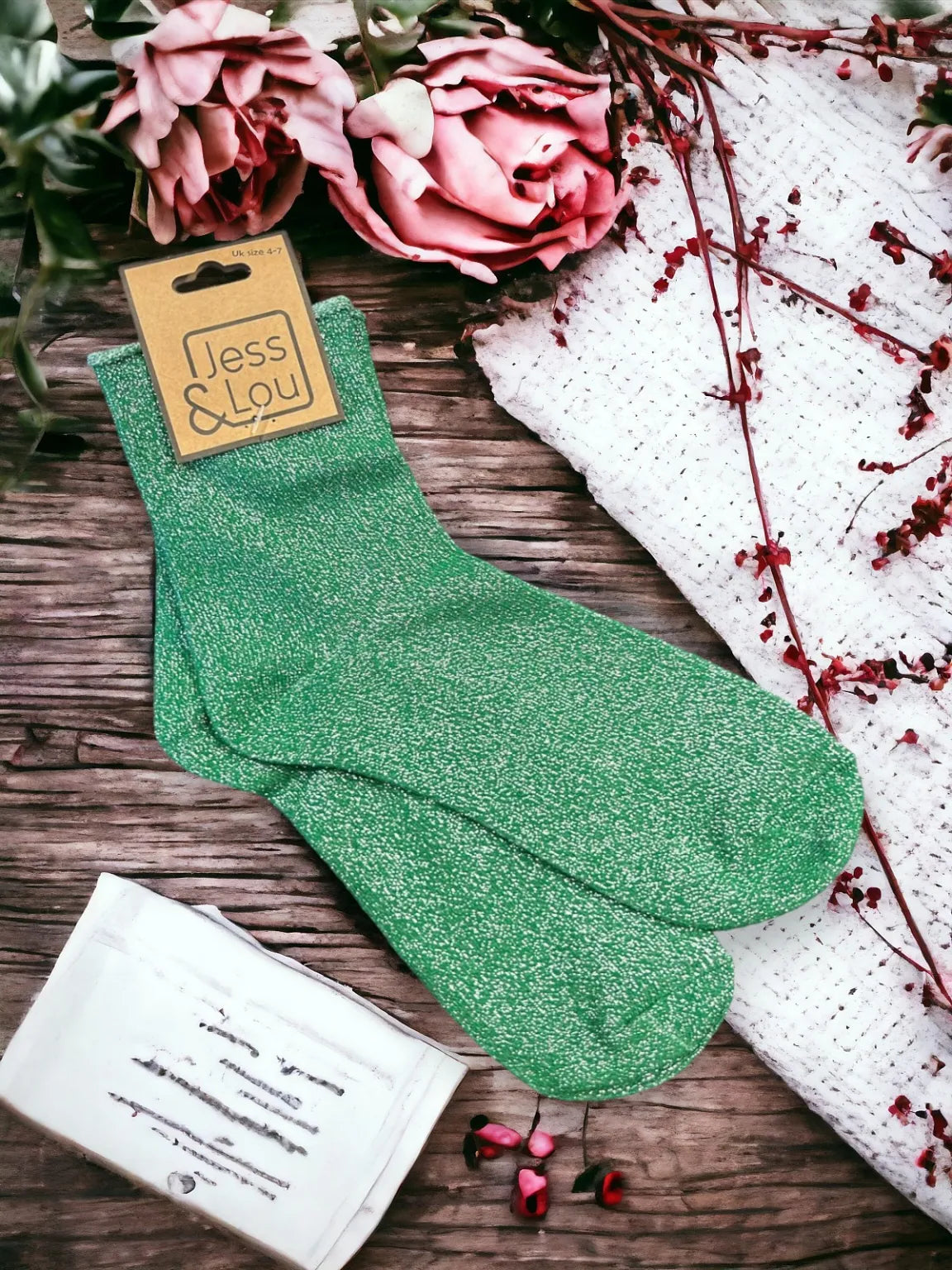 Sparkly Lurex Socks - Various Colours